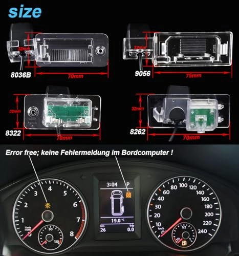 Rear view camera - Night Vision 1280 x 720 pixels