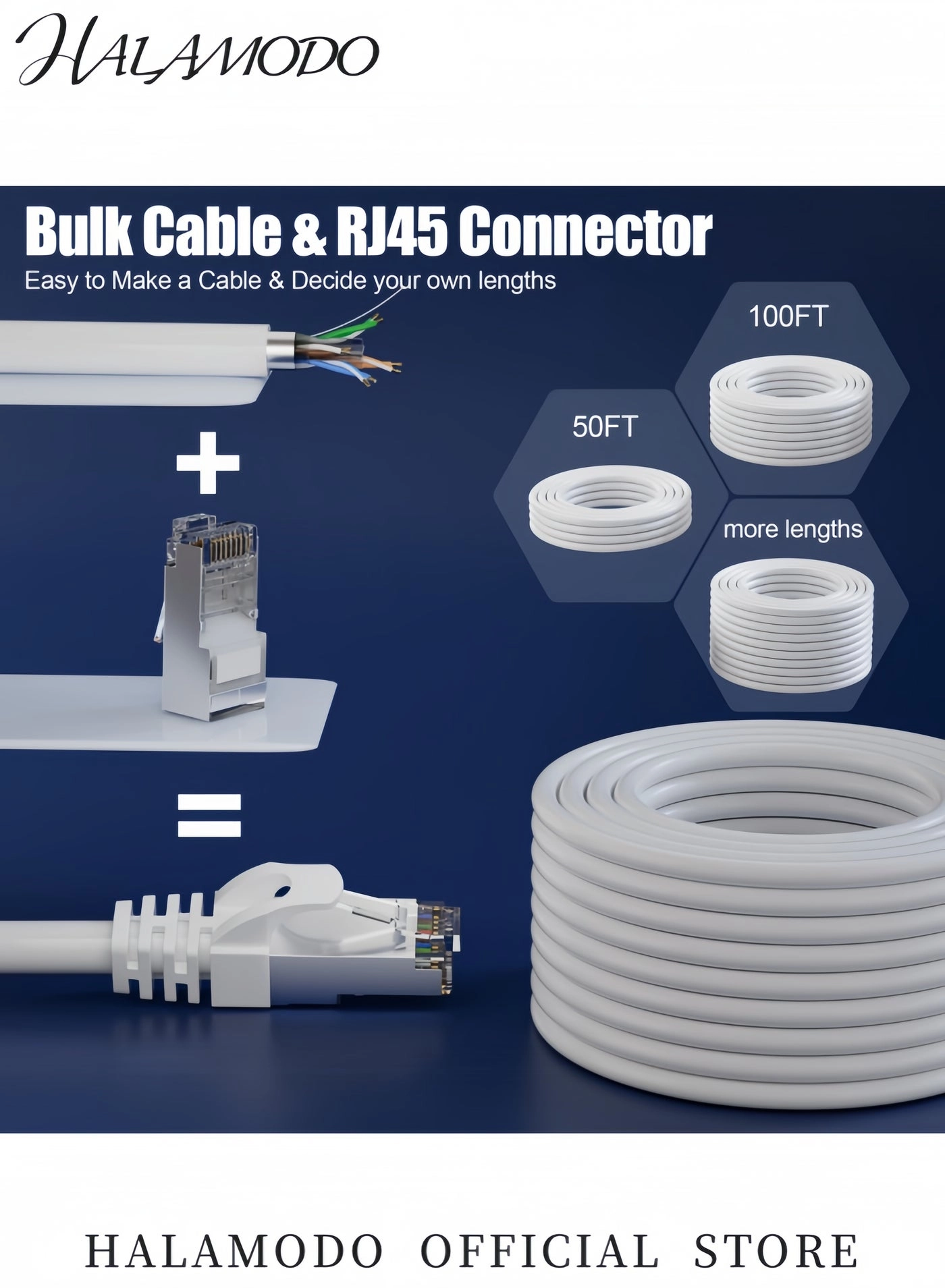 Cat 6 Outdoor Ethernet Cable - 100 m
