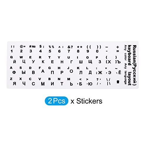 Keyboard Layout Stickers - English