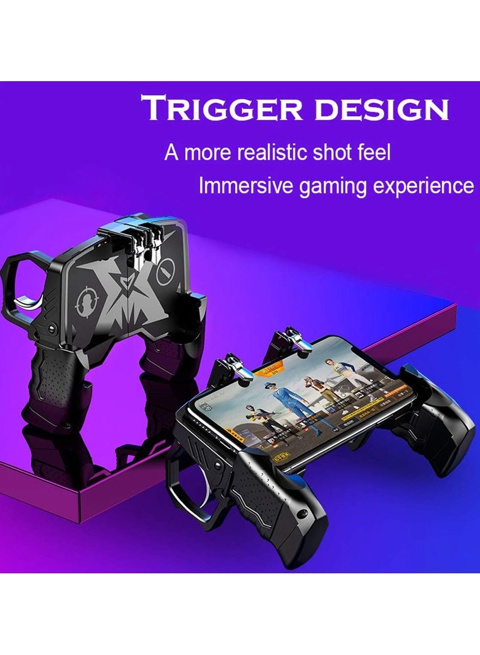 Mobile Game Controller - PUBG Mobile Call Of Duty Mobile Critical Ops Rules of Survival Knives Out Cross Fire Terminator 2 Judgment Day Survivor Royale