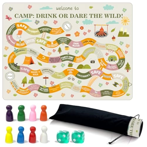 Camping Drinking Game - 21 years and up