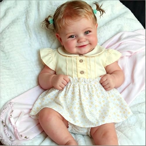 Meadie Reborn Baby Doll - 50cm Full body silicone
