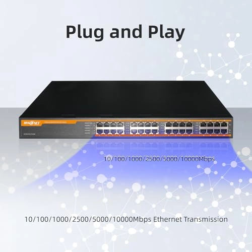 PE916R-10G-BT-450W - 450W 16 IEEE802.3bt/at/af 10Gbps