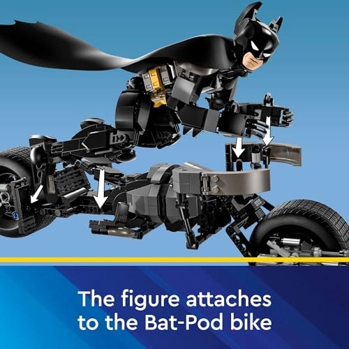Batman Construction Figure & the Bat-Pod Bike (76273) - The Dark Knight