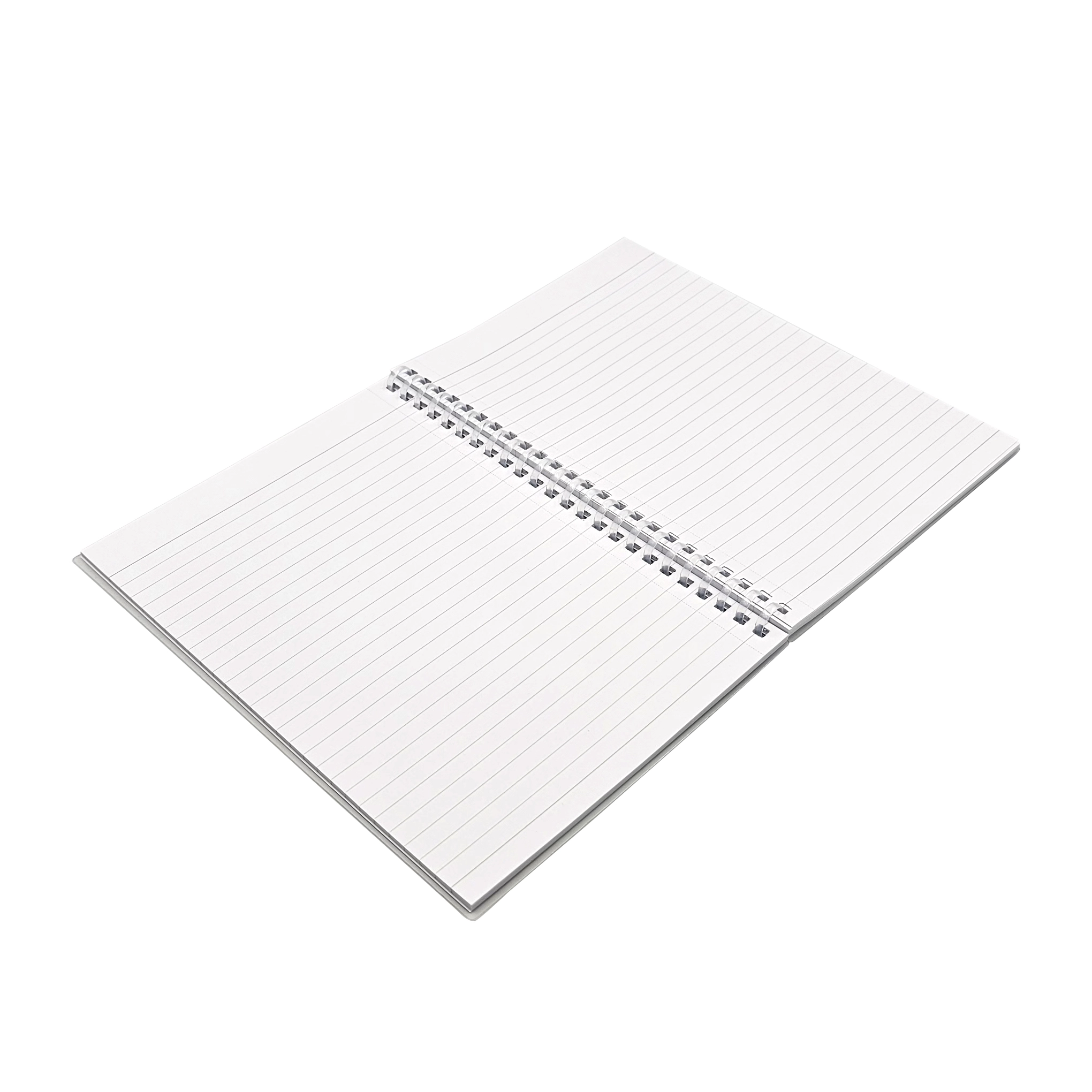 Soft Spiral Plastic Cover Notebook A5 Spiral - Lined 60 Sheets