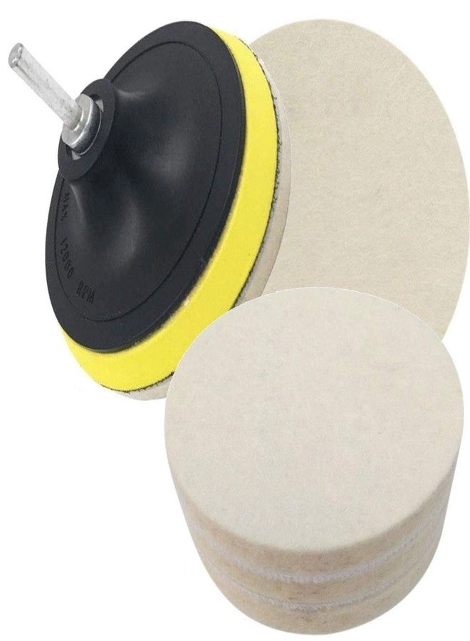 DIY Crafts Felt Pad - 3" inch + Backing Pad + Universal Nut