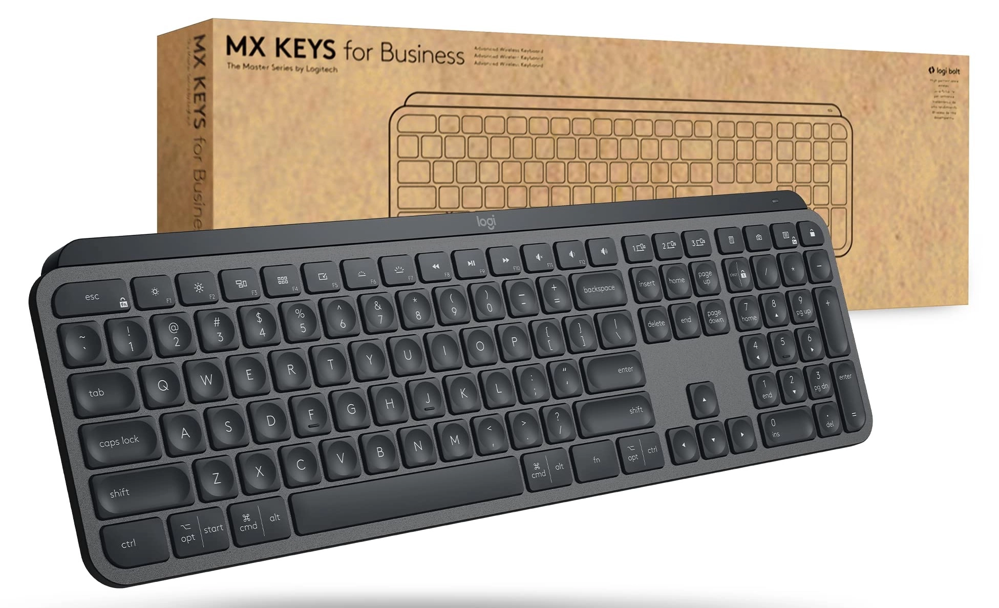 Logitech Mx Keys Advanced - EN/AR Wireless