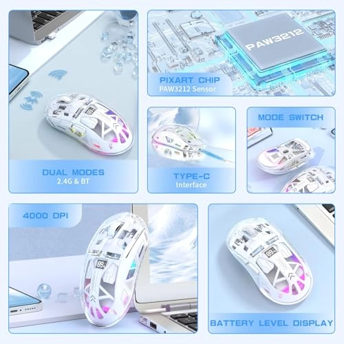 Wireless Gaming Mouse - Bluetooth