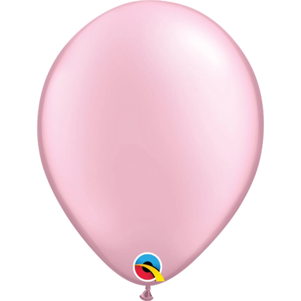 Party Zone Pearl Pinchk-Inch Size Latex Balloon
