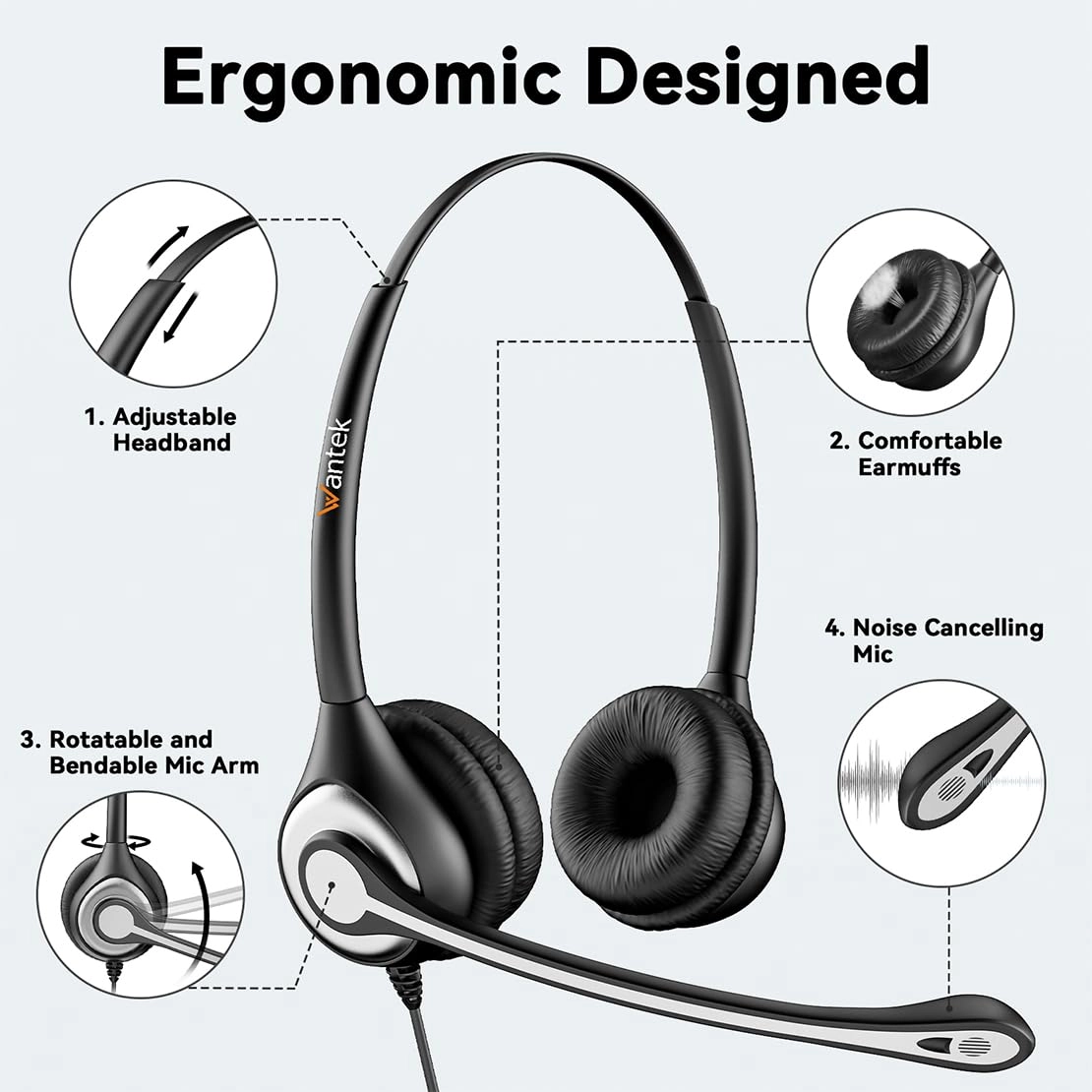 600FUSB Wired Headset