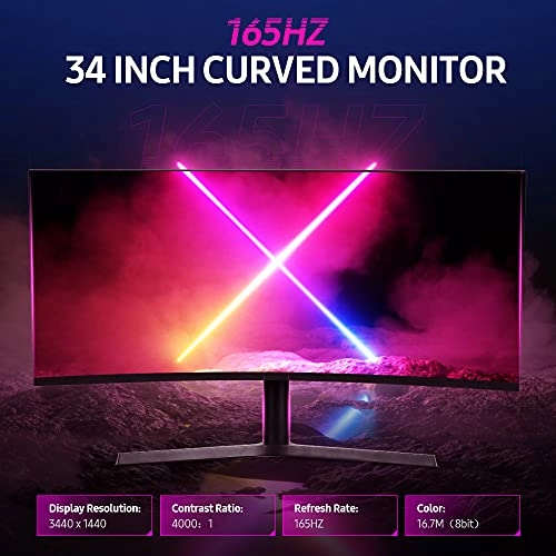 Curved Monitor - 3440 x 1440 34 Inch