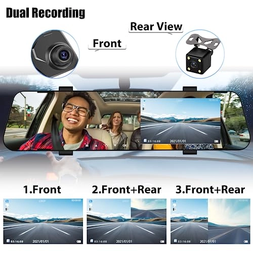RM Mirror Dash Cam - 1080p