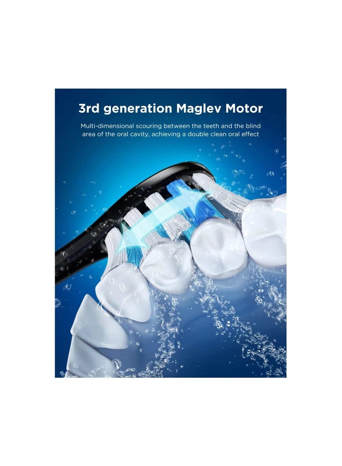 P11 - Ultrasonic 8 Brush Heads 30 Days Battery Life