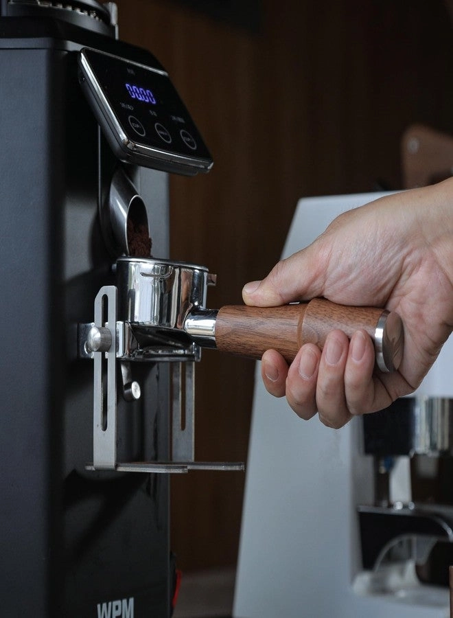 Bottomless Portafilter - 58mm E61 Group Head Walnut