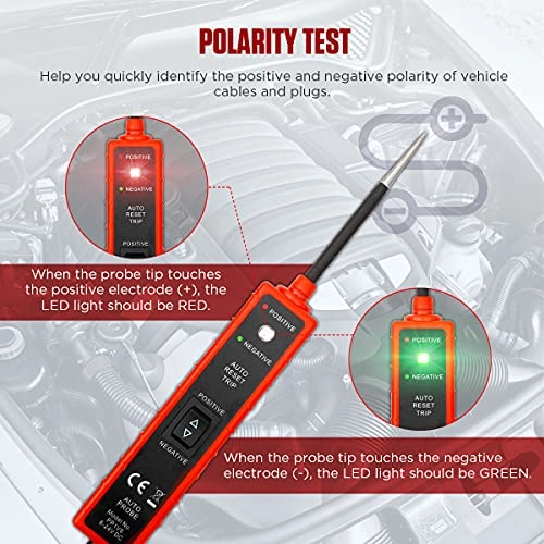 Power Circuit Probe Tester - 7A 6-24V 4M Test Lead