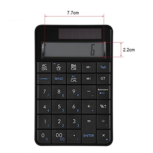 Mini 2.4G USB Wireless Numeric Keypad - 29 Keys Calculator