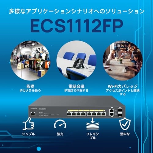 ECS1112FP 8-Ports
