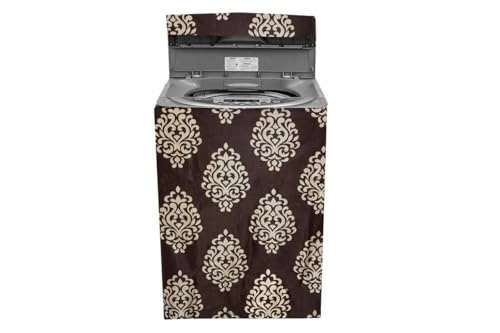Top Load Fully Automatic Washing Machine Cover - Maroon For 6 kg, 6.5 kg, 7 kg, 7.5 kg