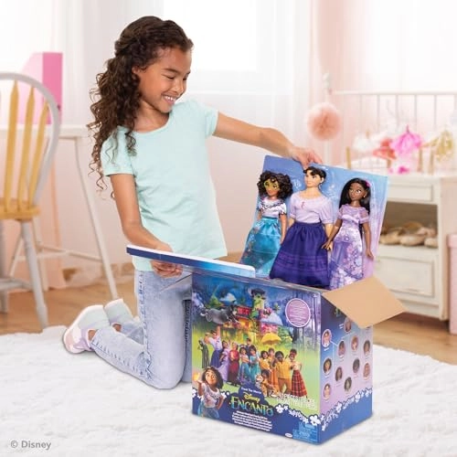 Julieta Fashion Doll + Agustin Fashion Doll + Mirabel Fashion Doll + Isabela Fashion Doll + Luisa Fashion Doll + Pepa Fashion Doll + Felix Fashion Doll + Antonio Fashion Doll + Camilo Fashion Doll + Dolores Fashion Doll + Abuela Fashion Doll + Bruno Fashion Doll