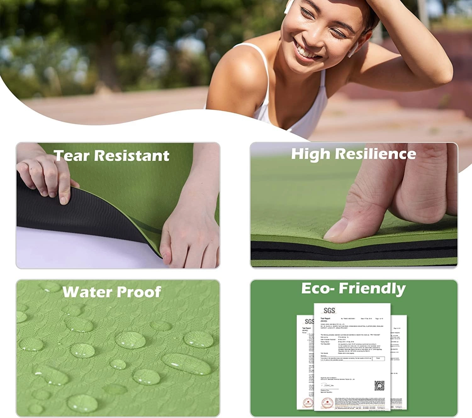 Yoga Mat - TPE 6mm