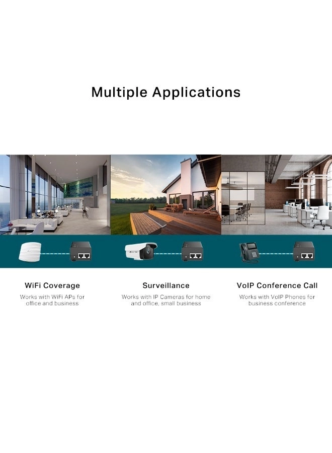 POE160S - 2 ports 30W IEEE 802.3af/at 100 Mbps