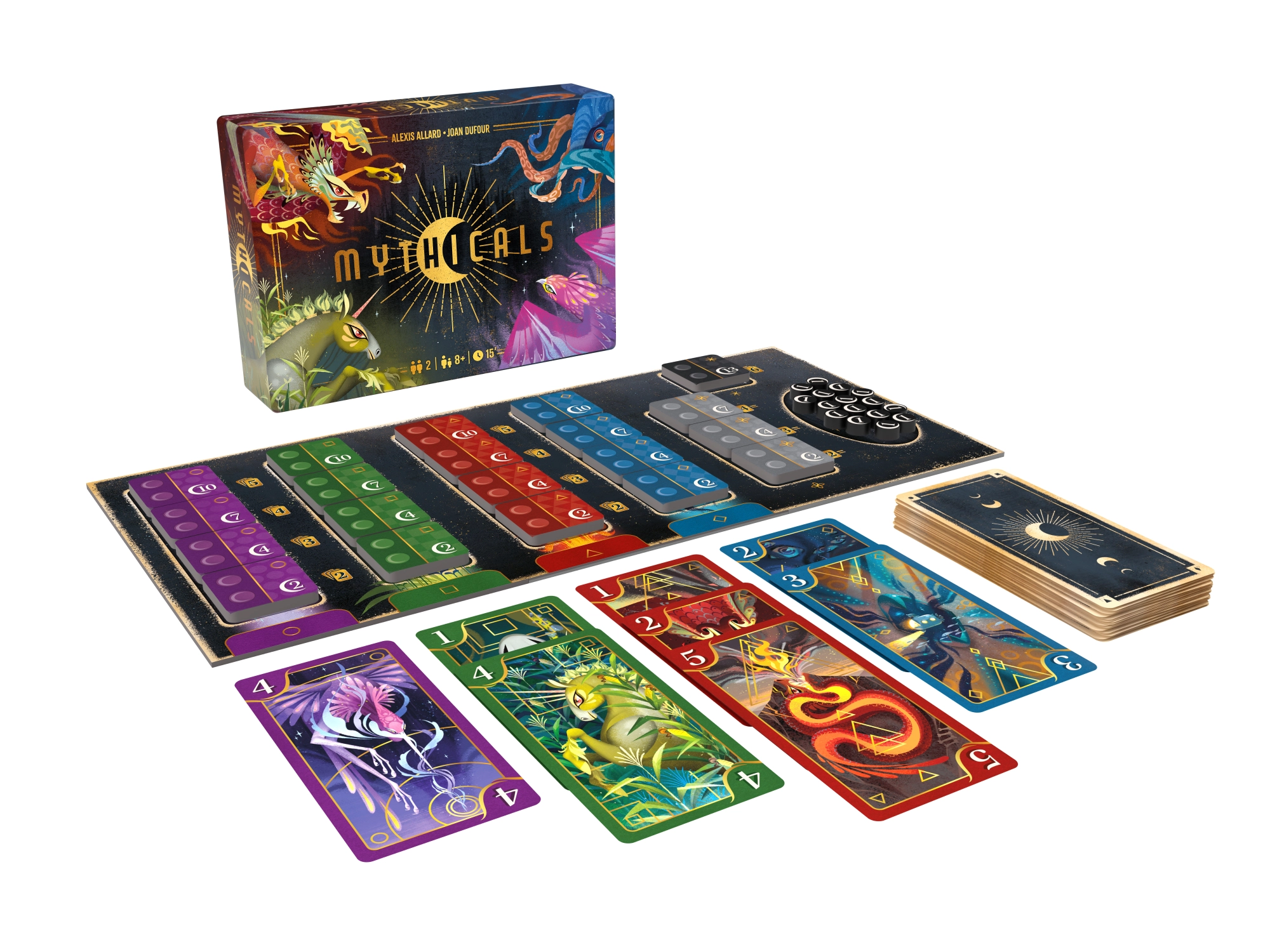 Repos Production Mythicals: Master The Elements of Water, Air, Earth & Fire - Card Game