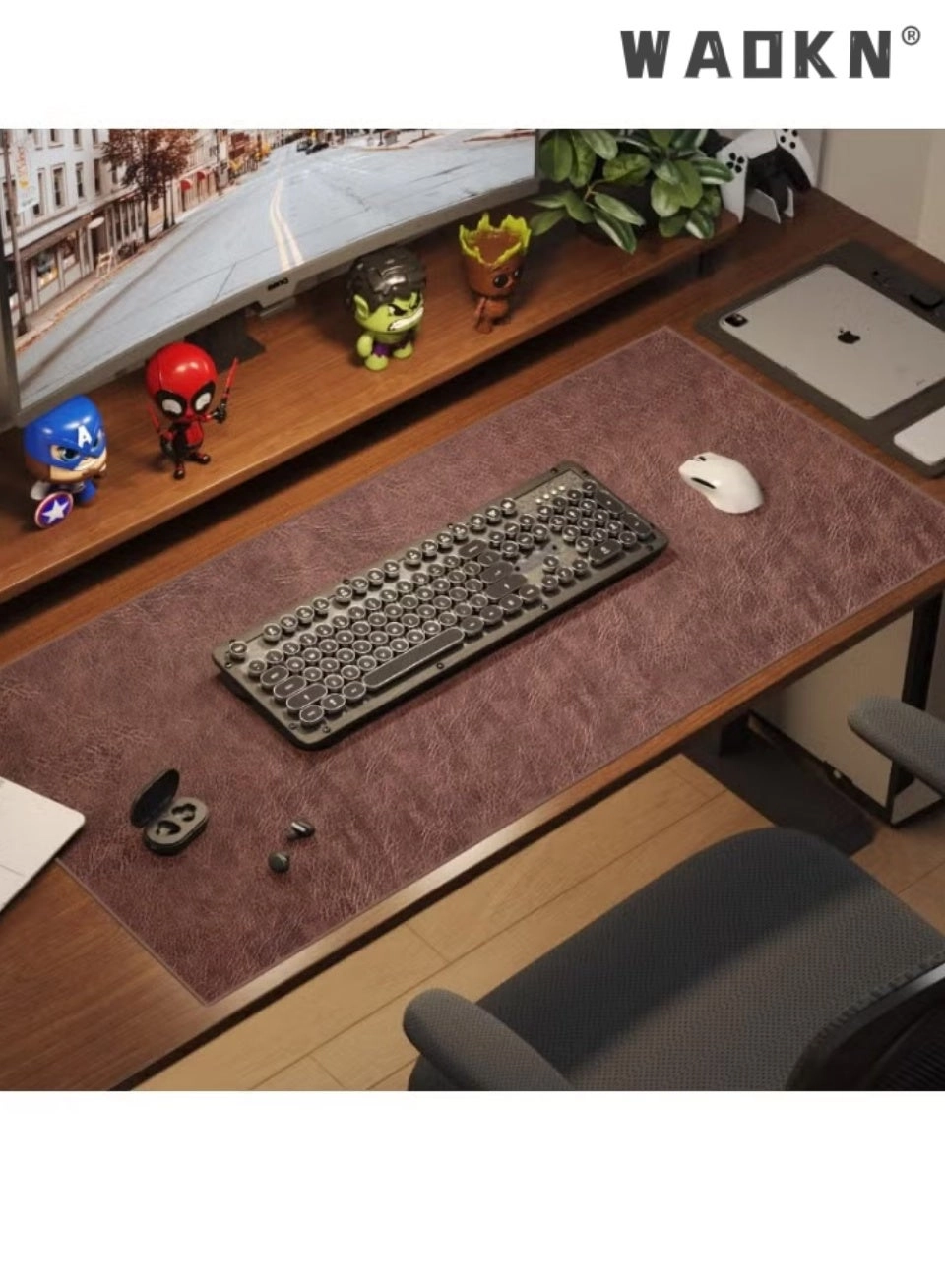 L Leather Gaming Mouse Pad