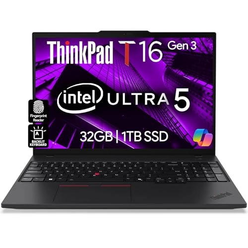 ThinkPad T16 Gen 3 - 16'' Ultra 5-125U 32GB DDR5 1TB SSD