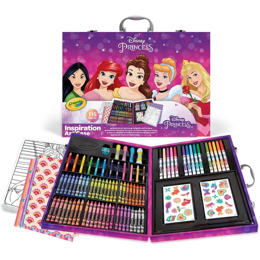 Imagination Art Set - 115 piece(s) 14 Washable Super Tips Markers 15 Short Colored Pencils 14 Washable Pip Squeaks Skinnies Markers 56 Crayons