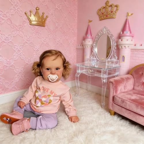 LOULOU Reborn Baby Doll - 20 Inch Vinyl Girl Ages 3+