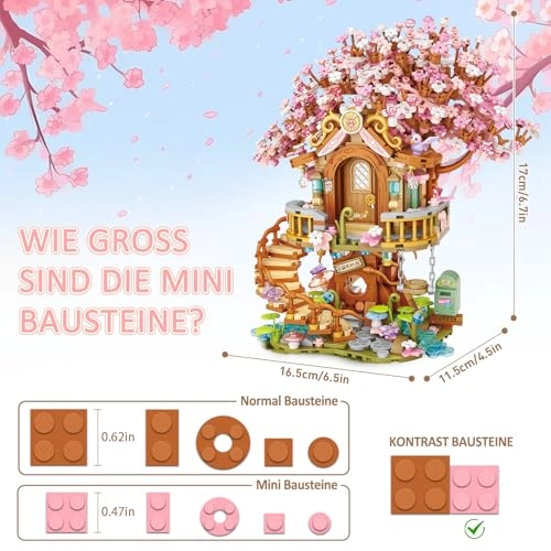 Cherry Blossom Tree House - 1149pcs