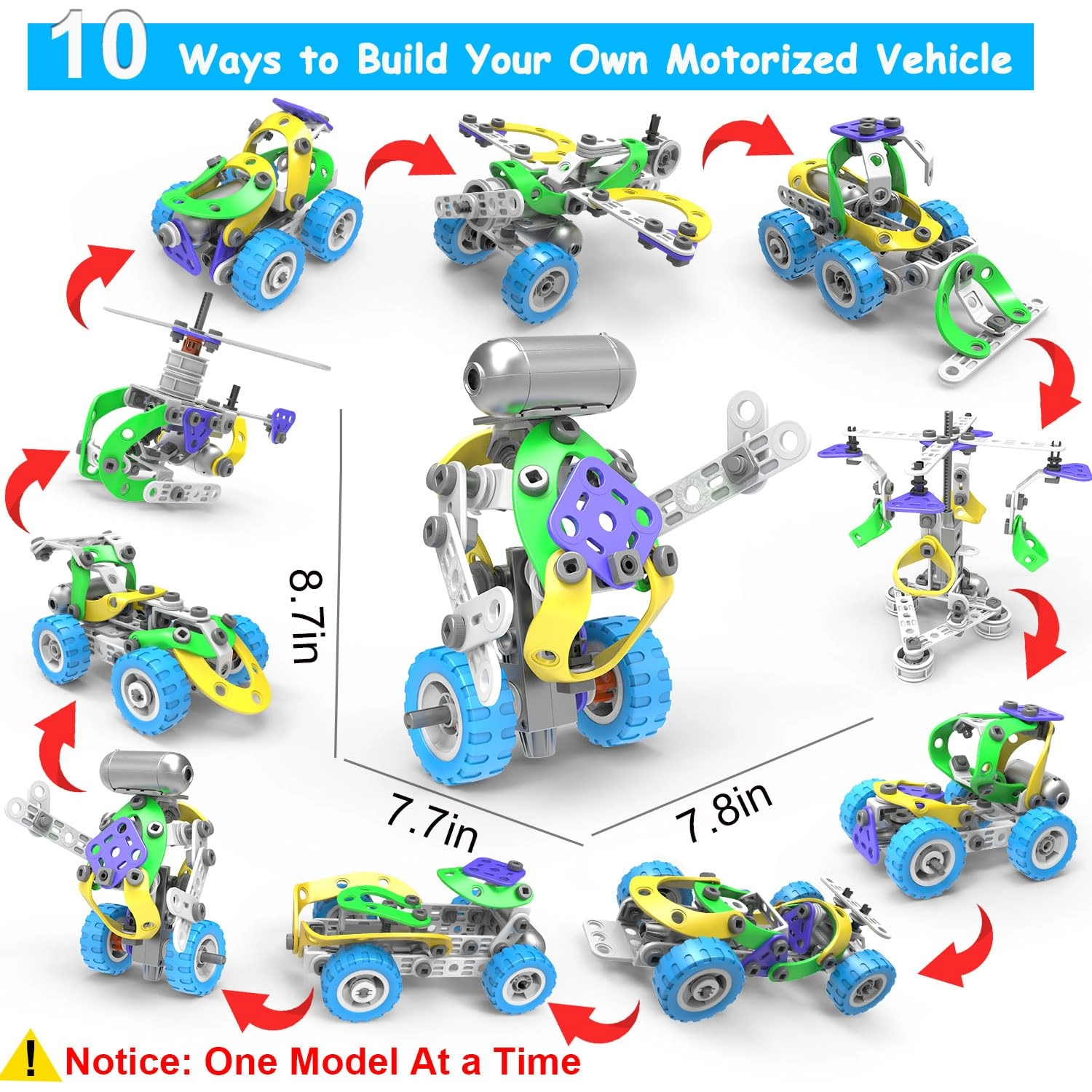 10 in 1 Electric STEM Toys - 10 STEM