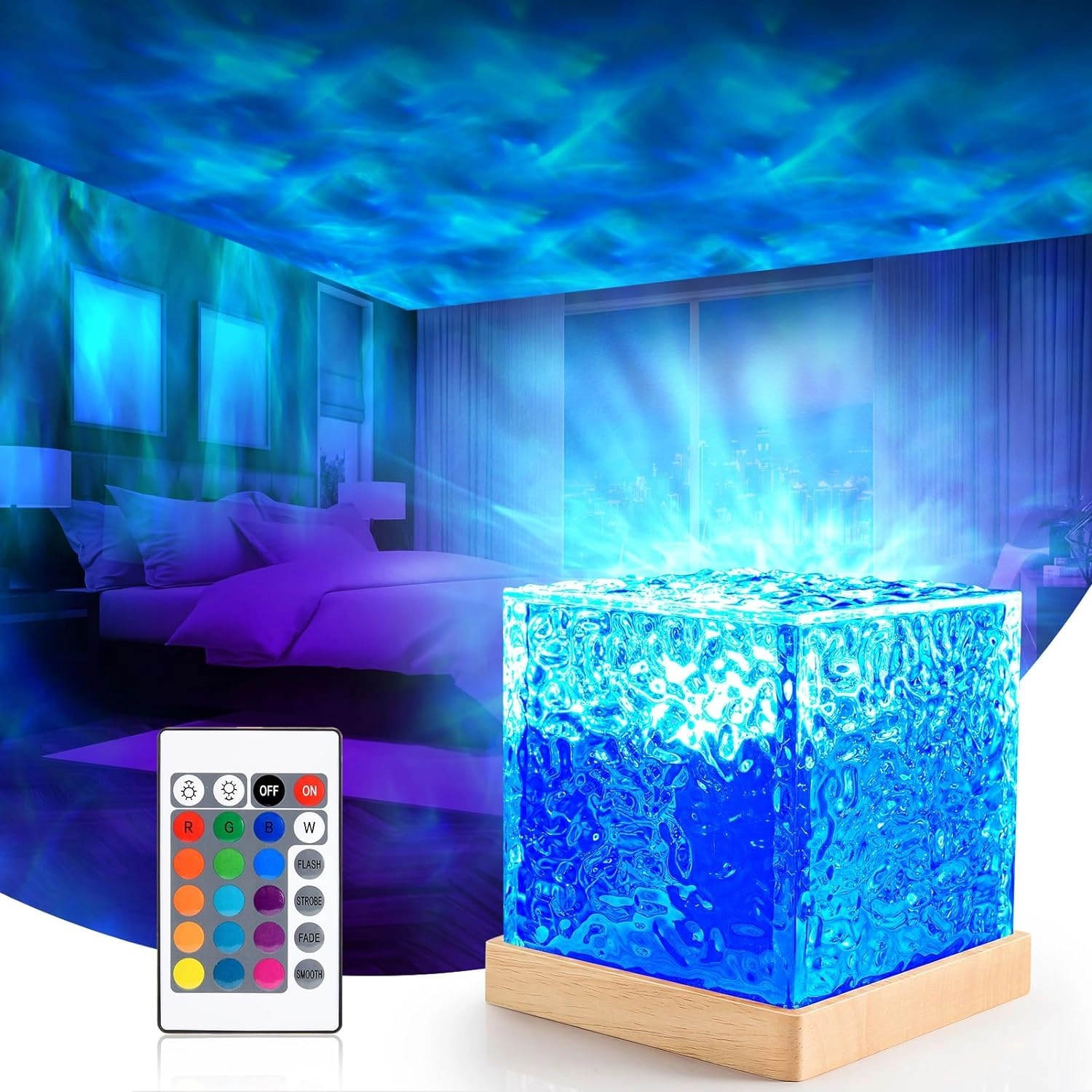 Desidiya Water-Lamp-RGB-01 - Lamp Blue