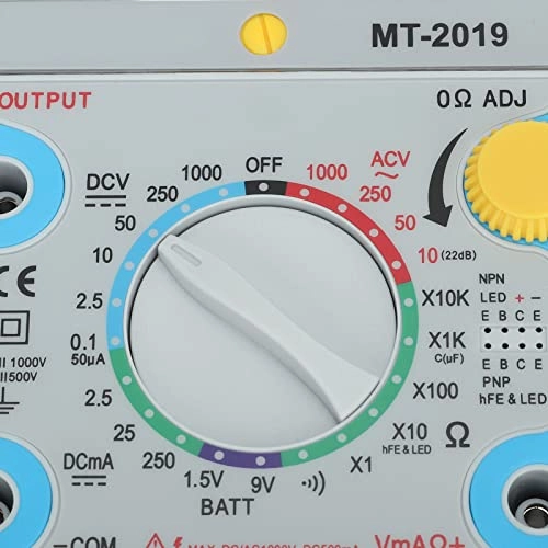 Pointer Multimeter - Overload Protection ABS Housing Battery Test