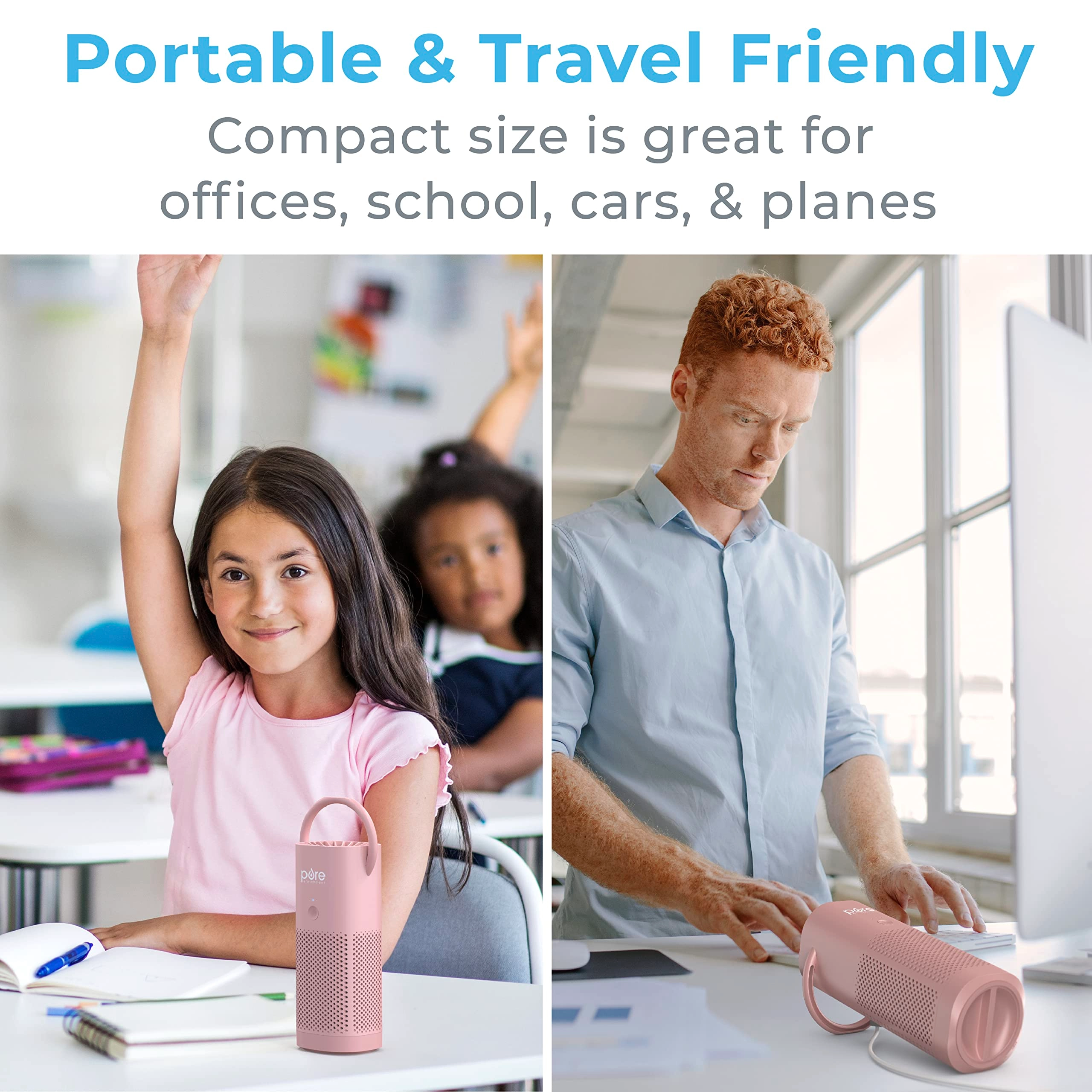 PureZone Mini - True HEPA Portable Cordless