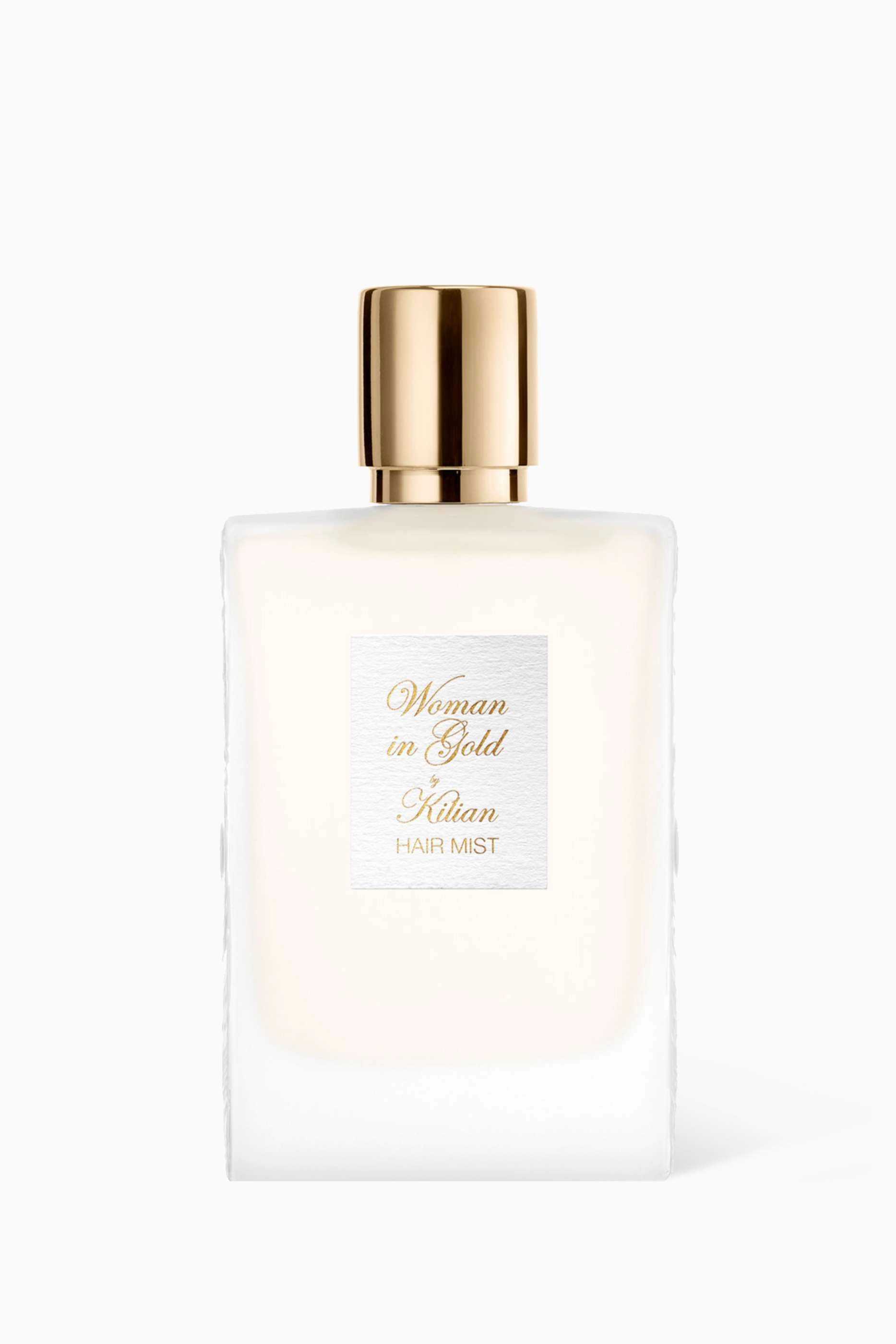 Kilian Paris Woman in Gold Hair Mist - 50 milliliter captivating fragrance with notes of bergamot, rose absolute, and vanilla