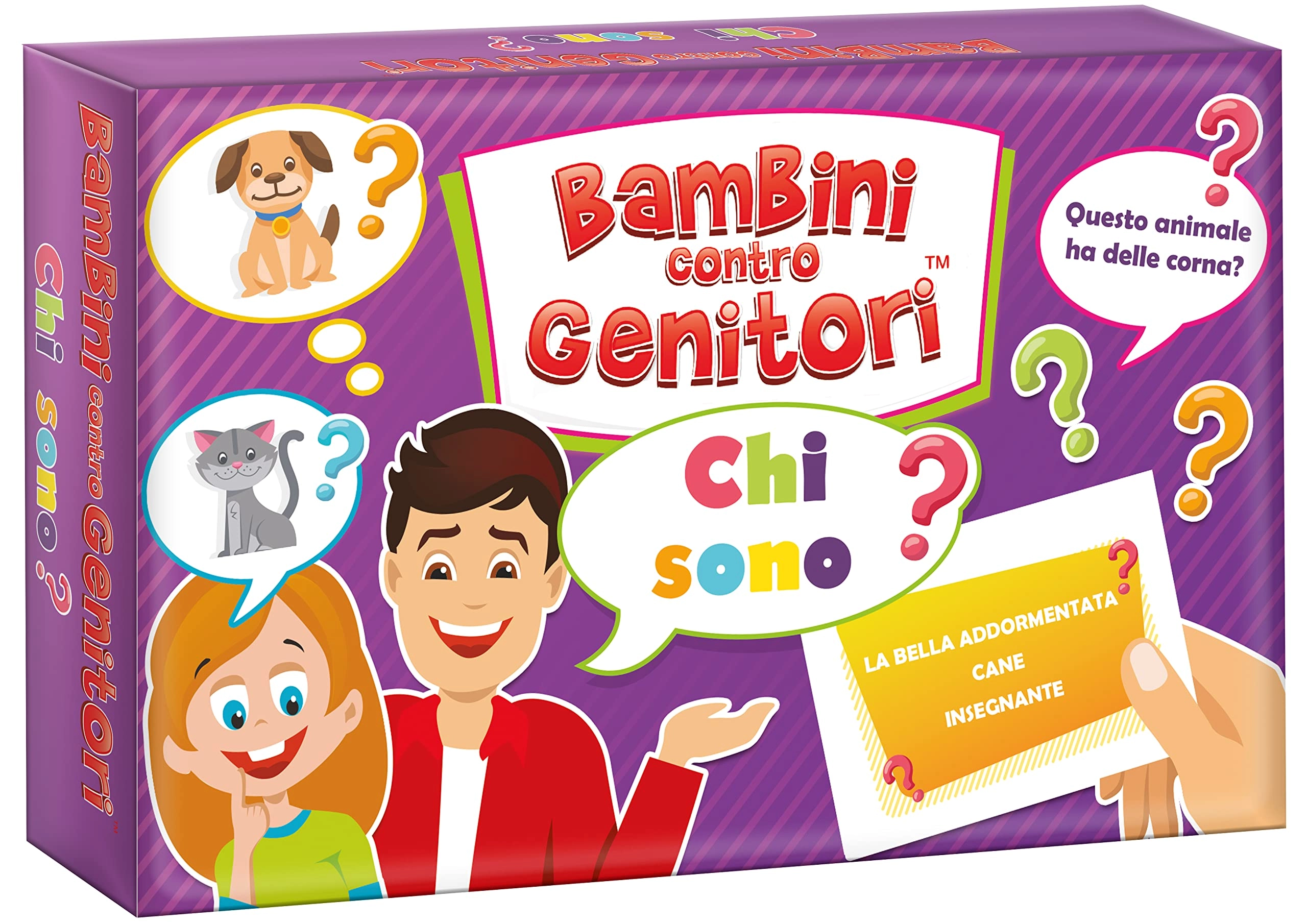 KANGUR Who am I? - Children vs Parents Travel Card Game