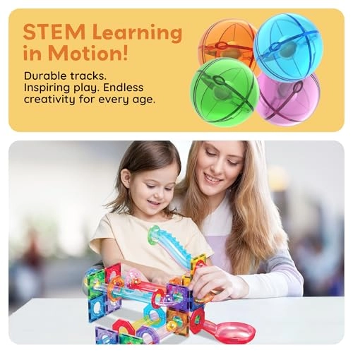 Marbles for Magnetic Block Tiles - 8pcs