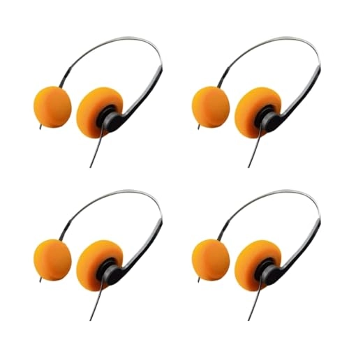 Retro Over-Ear Wired Headphone Set