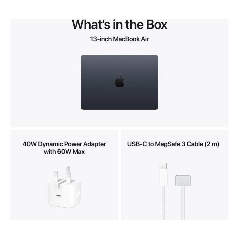 MacBook Air MDHG4AB - 13'' M5 Air | 10-Core CPU 10-Core GPU 24 GB DDR4 1 TB SSD