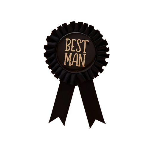 Party Zone Stag Squad Best Man Badge