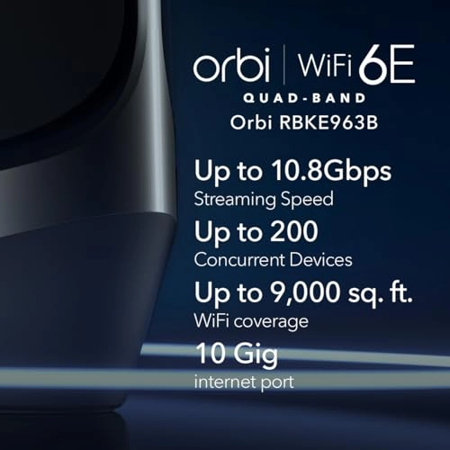 Orbi 960 Series - WiFi 6E Router + 2 Satellites