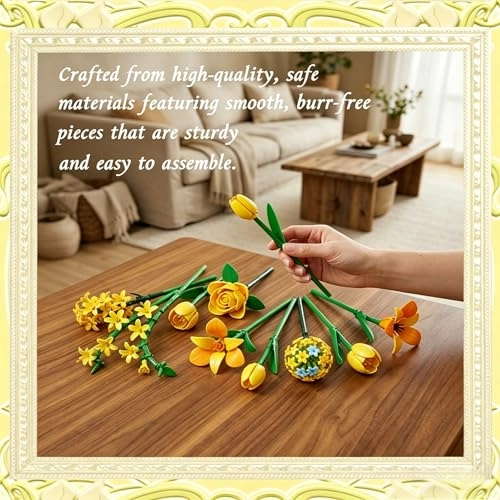 Flower Bouquet Building Block Set - 320 pcs