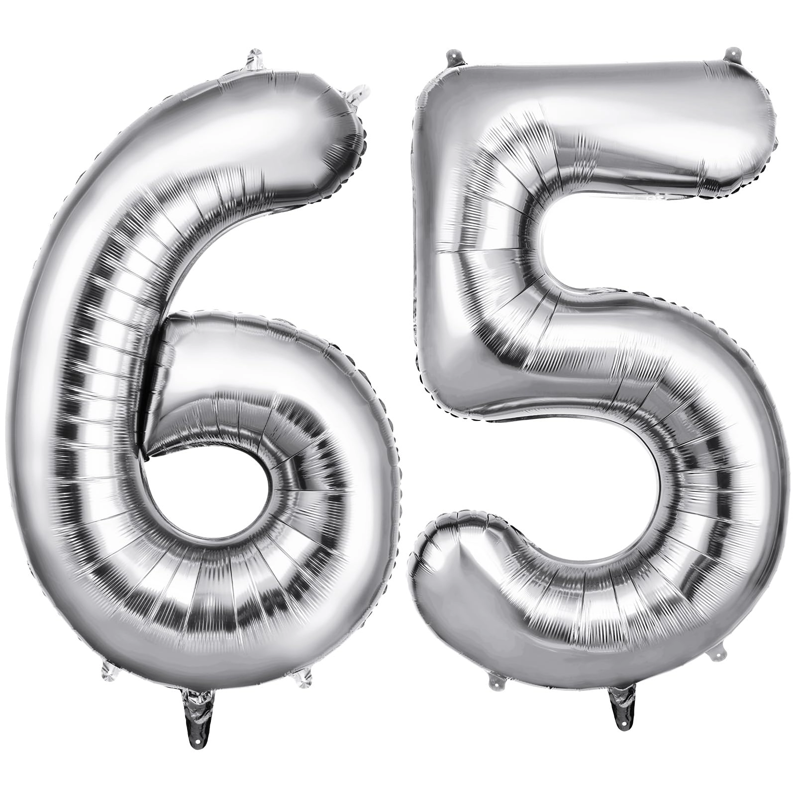 Number 65 Balloons - 2 Birthday