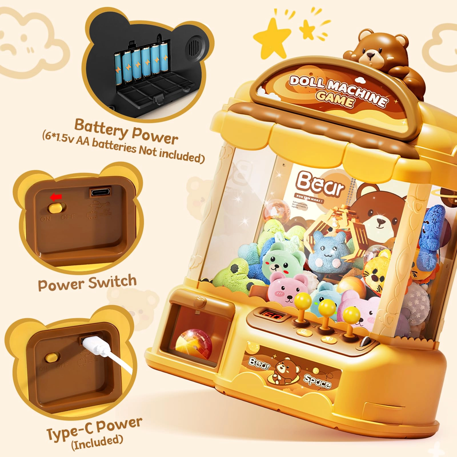miaoke Claw Machine-02 Cat - 3 years+