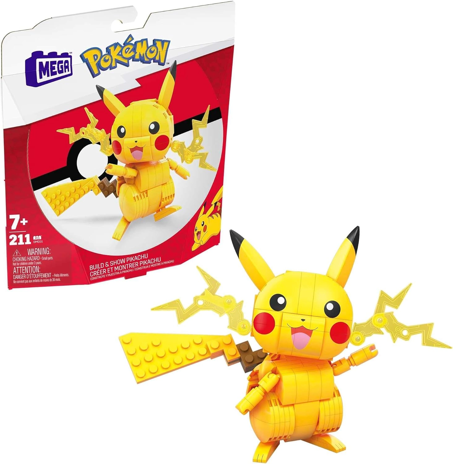 COLOR LAND CHILDRENS TOYS CENTER LLC Pokémon Snorlax Building Set (887961852233) - Poseable Limbs