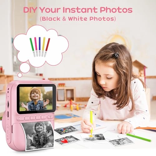 Kids Instant Camera - 3.0 Inch 14MP 1080P