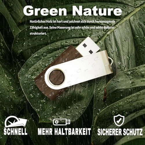 Wooden USB Flash Drive - USB 2.0 32GB Pack