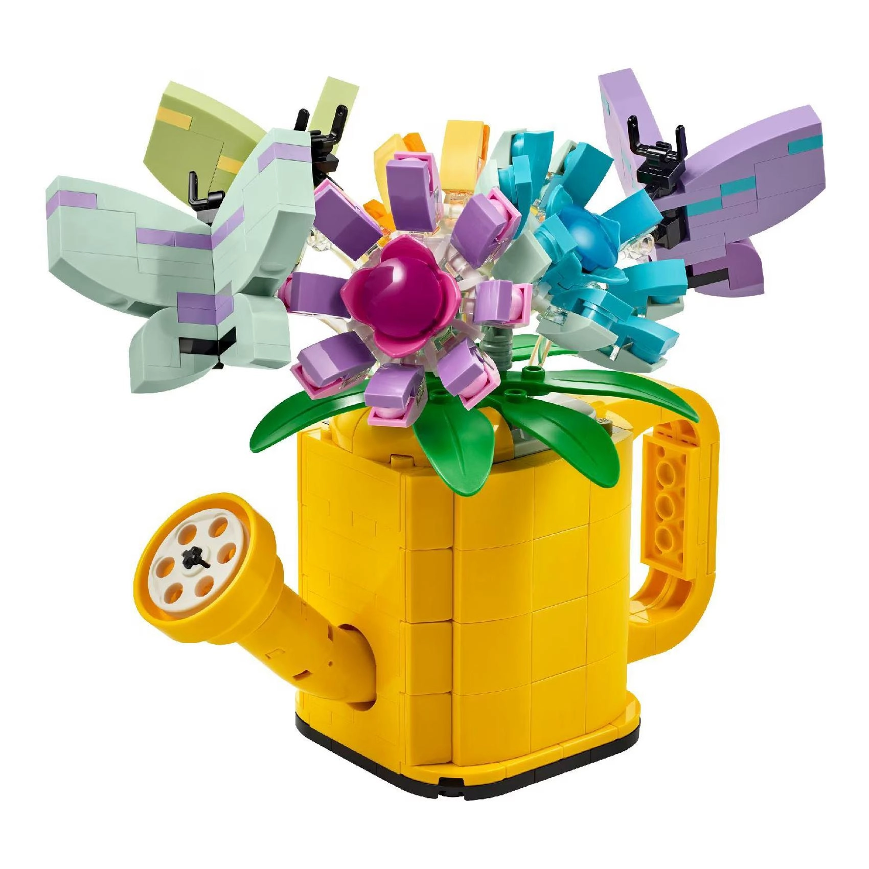 Flowers in Watering Can (31149) - Yellow