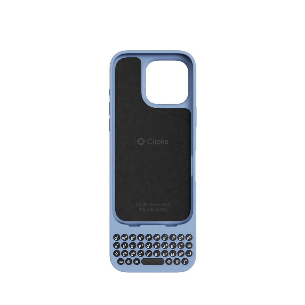Clicks iPhone 16 Pro Qwerty Keyboard Case - Surf USB C